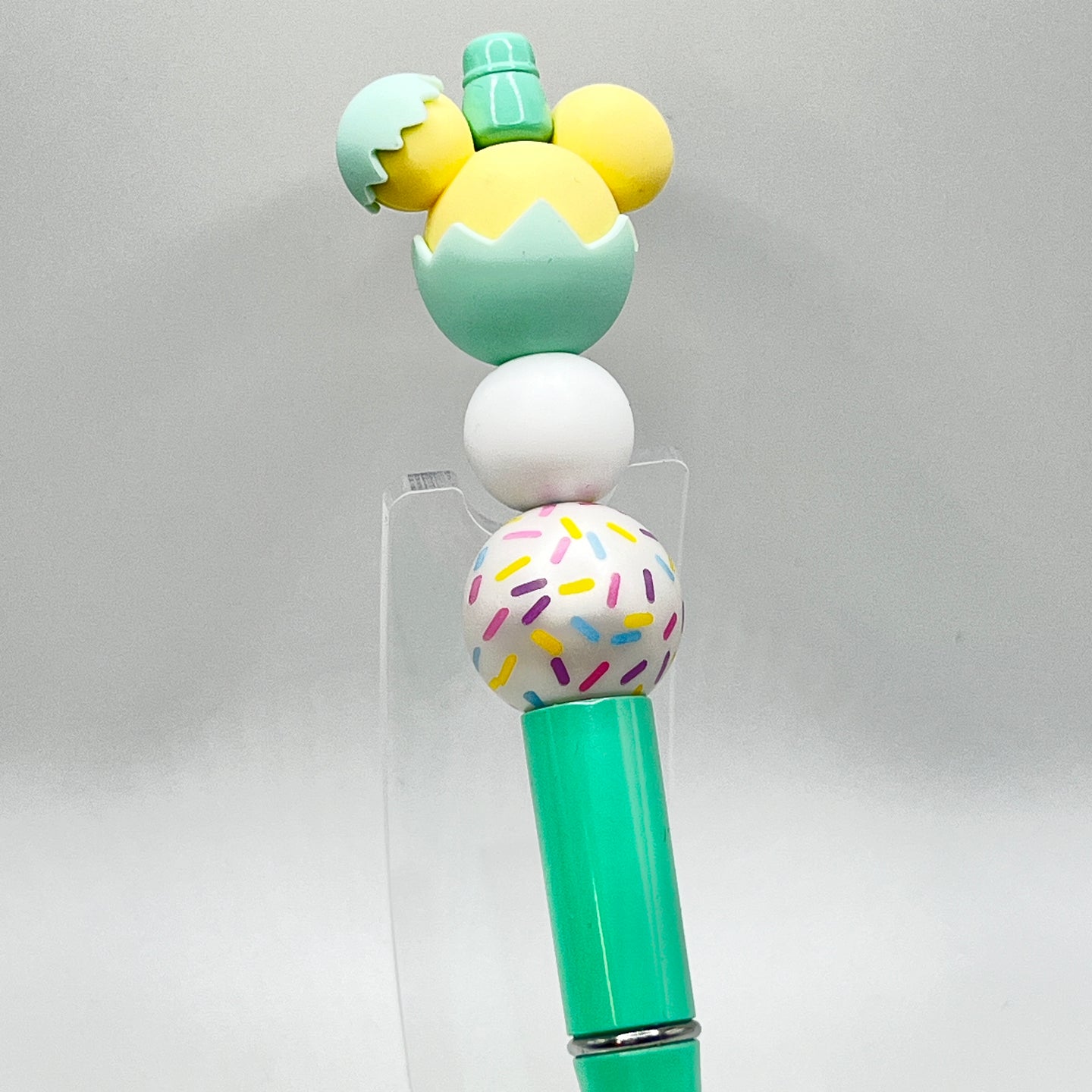 Mint Mouse Egg Plastic Pen